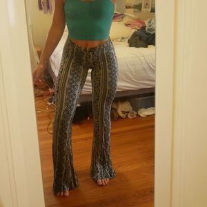 LA hearts tribal flare pant